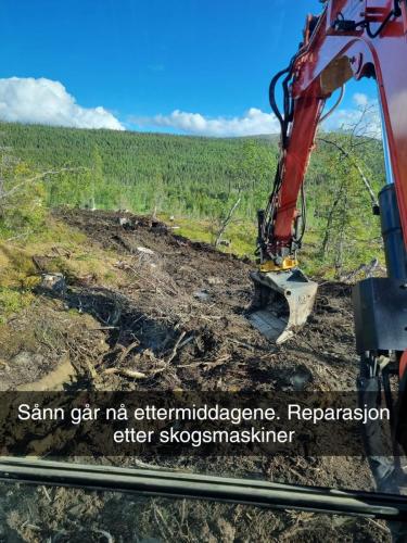 Oppdraget er ferdig. Ble brukt mye lengre tid enn planlagt Det viste seg å bli en del utfordringer pga. mye vann i terrenget.